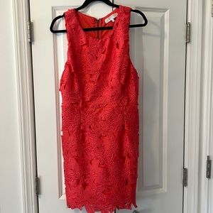 ASTR THE LABEL crochet coral dress // never worn